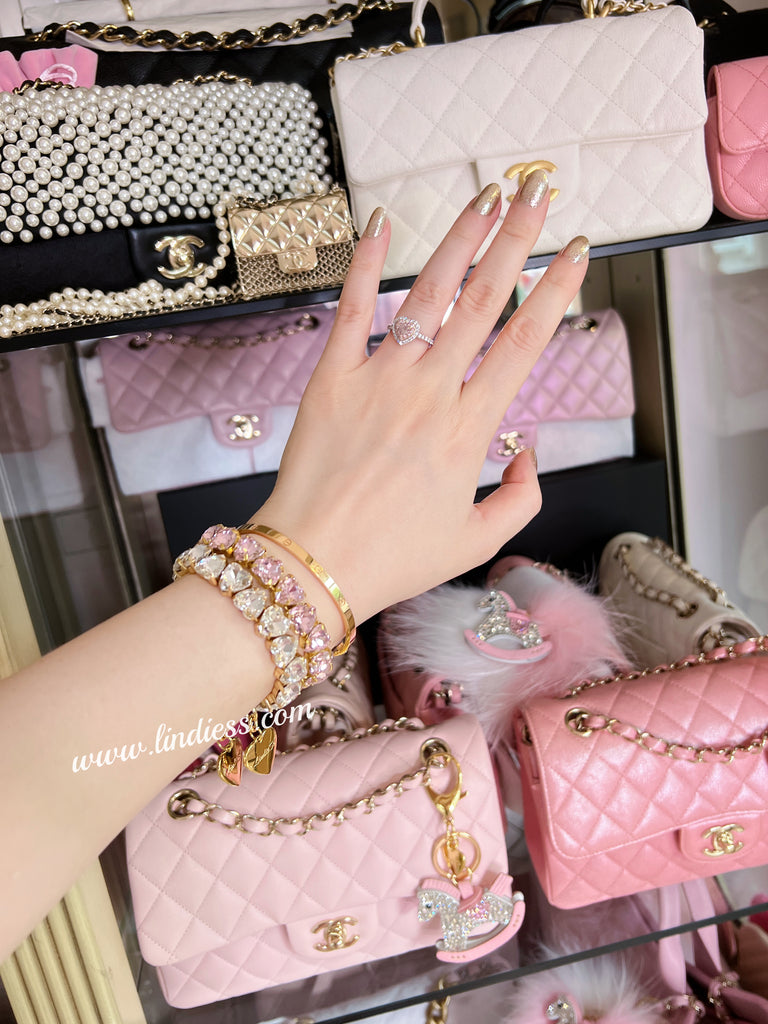 Pink Chanel Charm Bracelet