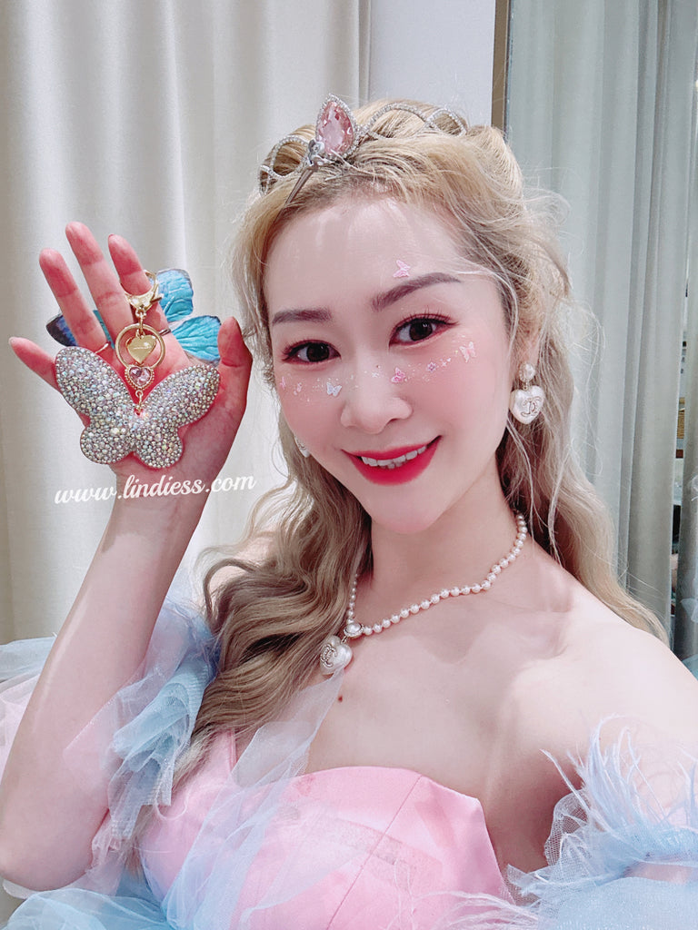 PRINCESS CRYSTAL BUTTERFLY - AB UNICORN