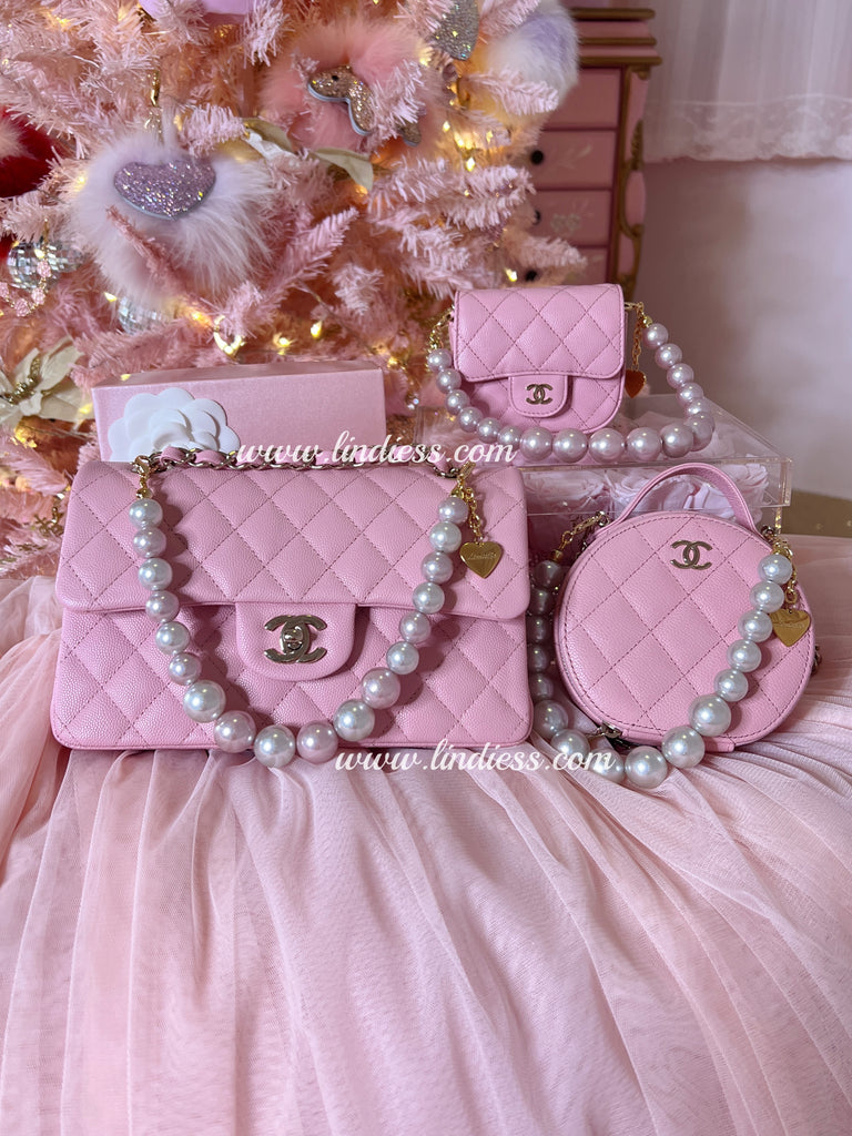 PEARL LOVE BAG CHAIN