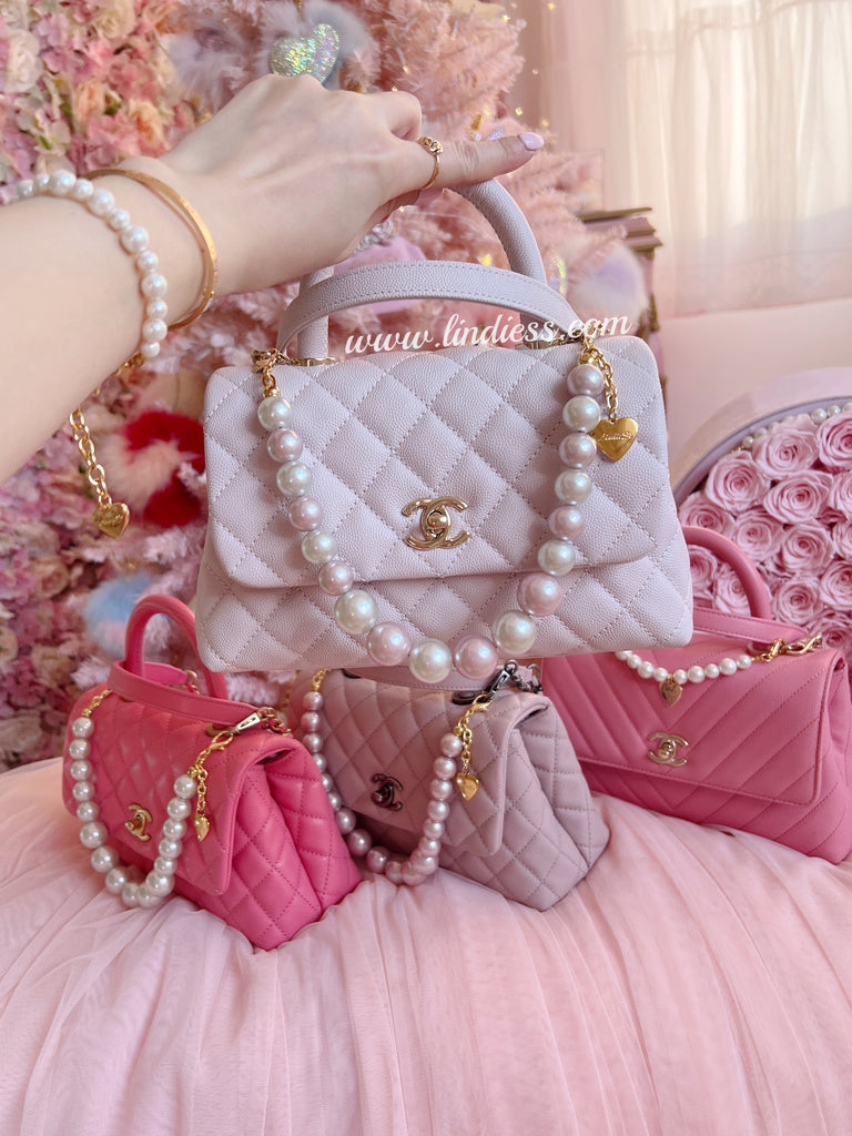 PEARL LOVE BAG CHAIN