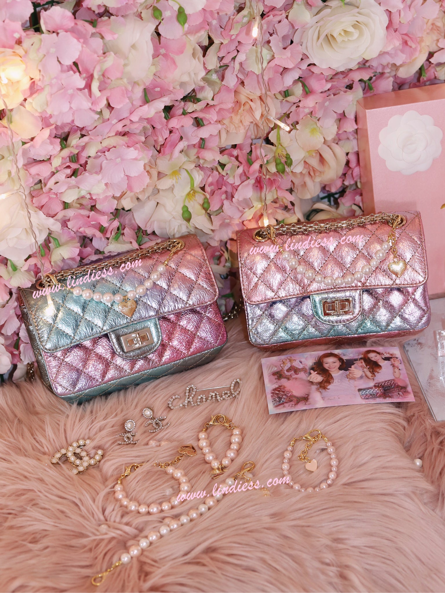 PEARL LOVE BAG CHARM | www.lindiess.com