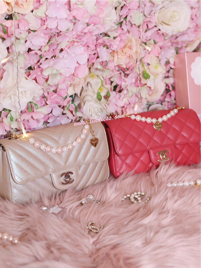 PEARL LOVE BAG CHARM