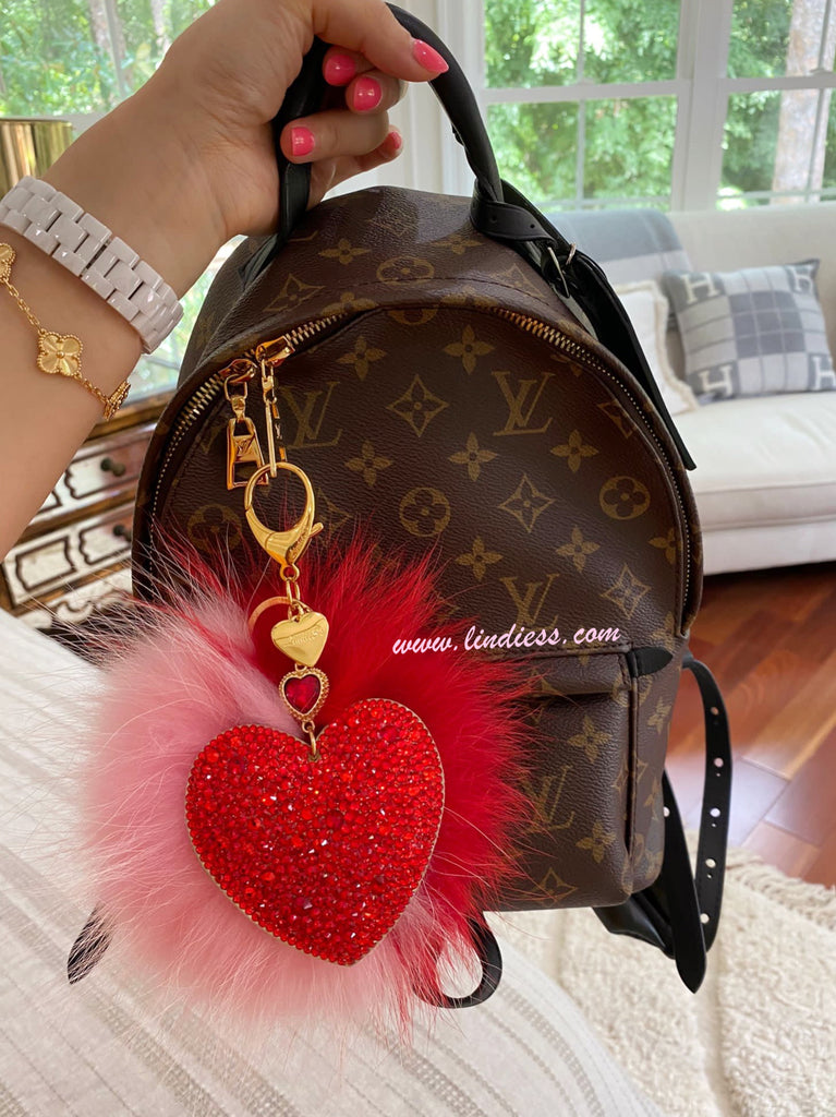 Louis Vuitton Love Lock Heart Bag Charm