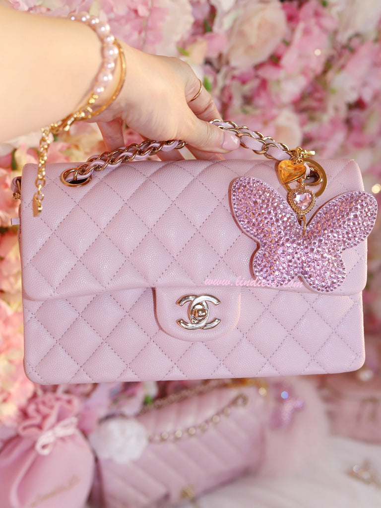 PRINCESS CRYSTAL BUTTERFLY - LILAC BABY PINK