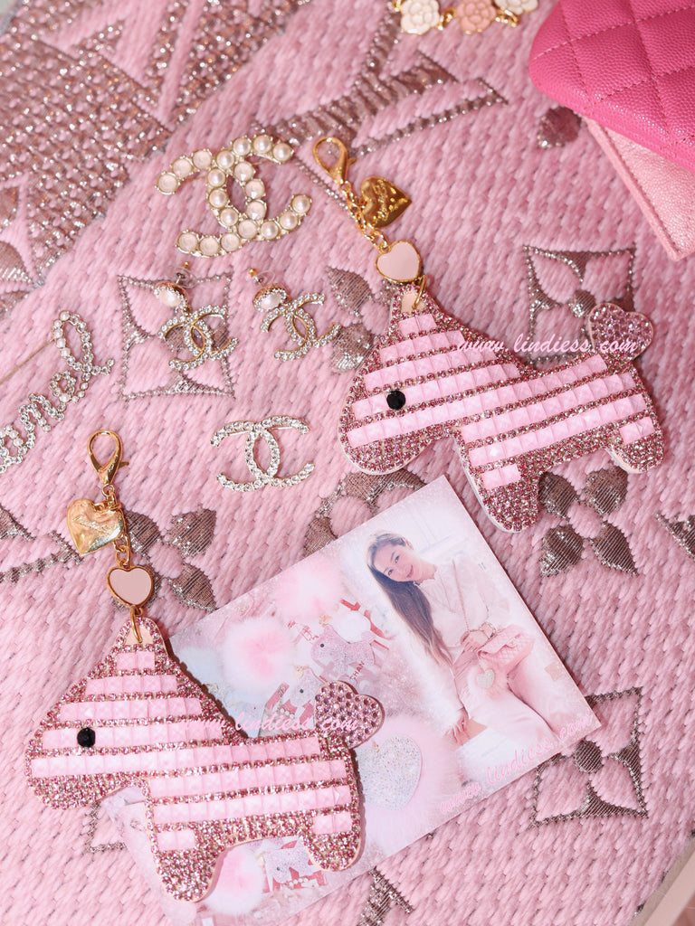 PRINCESS CRYSTAL HORSE POM POM - MERMAID BLING