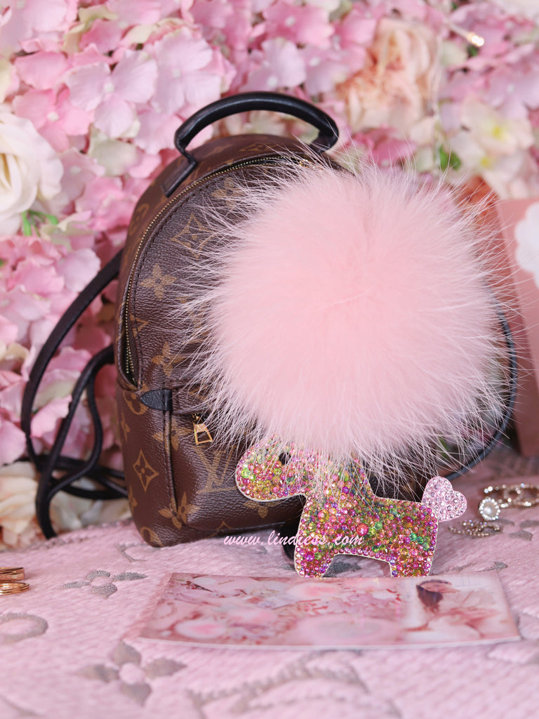 PRINCESS CRYSTAL HORSE POM POM - MERMAID BLING