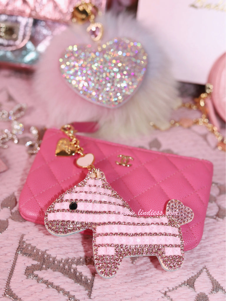 PRINCESS CRYSTAL HORSE POM POM - MERMAID BLING
