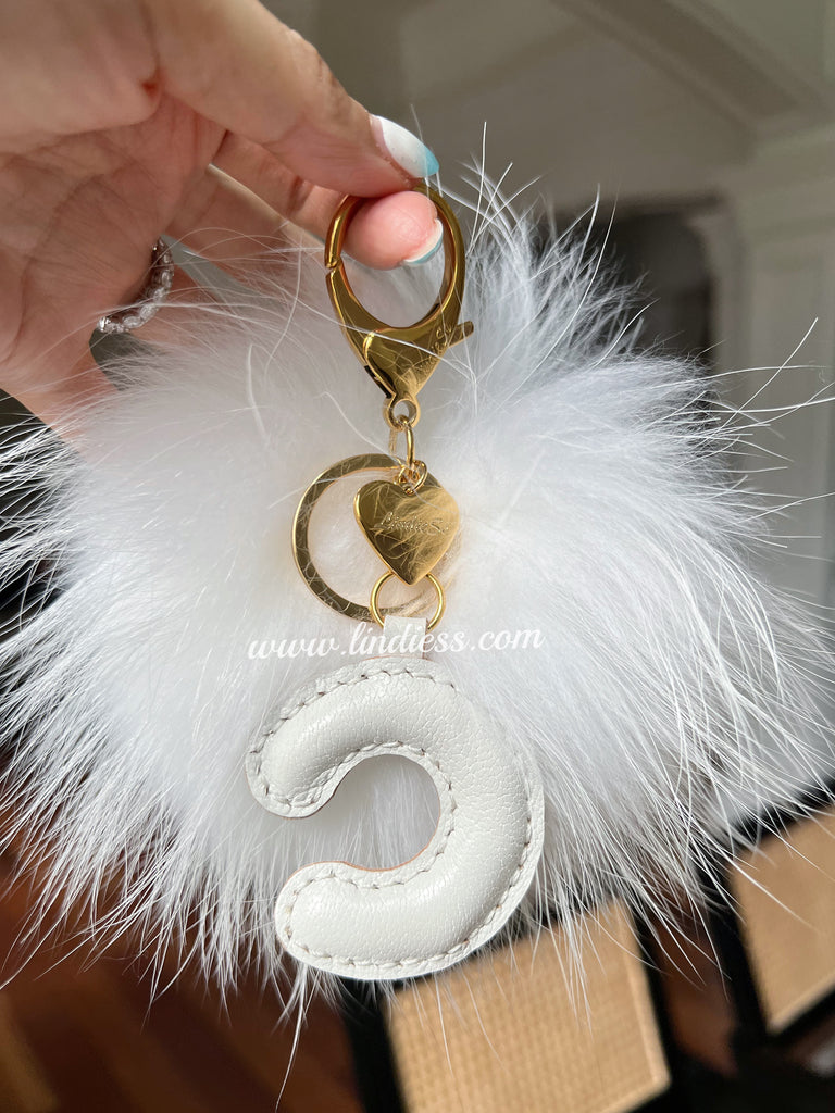 LINDIESS X CHARIS BLING BLING ABC INITIAL BAG CHARM