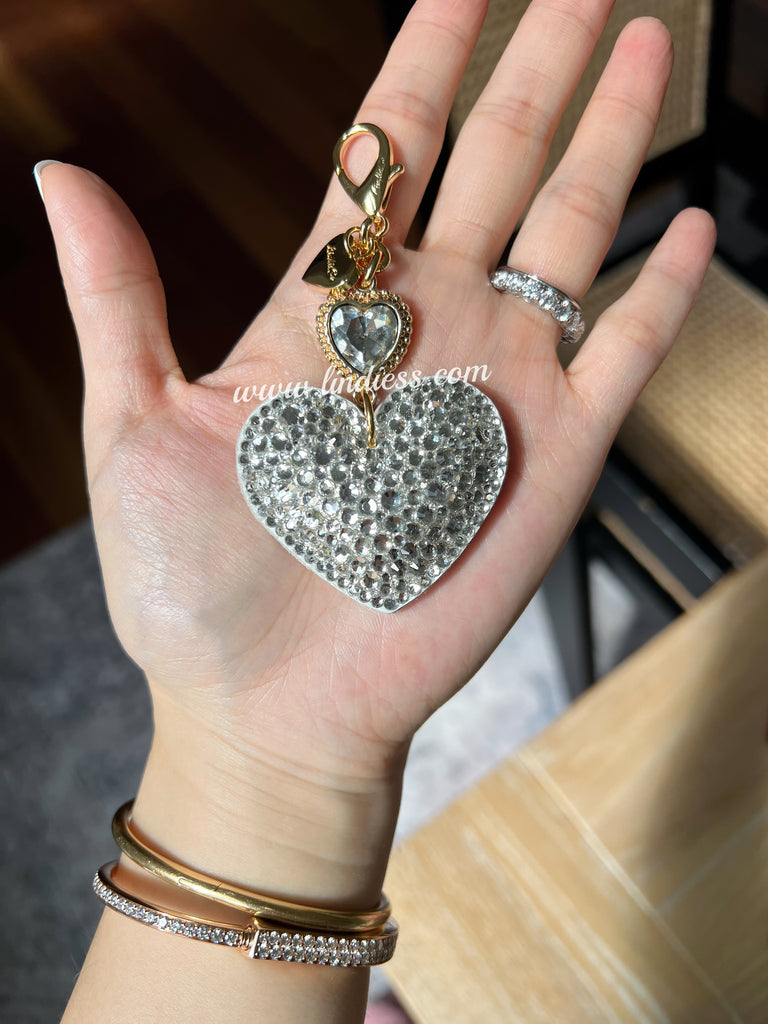 LINDIESS X CHARIS BLING BLING ABC INITIAL BAG CHARM