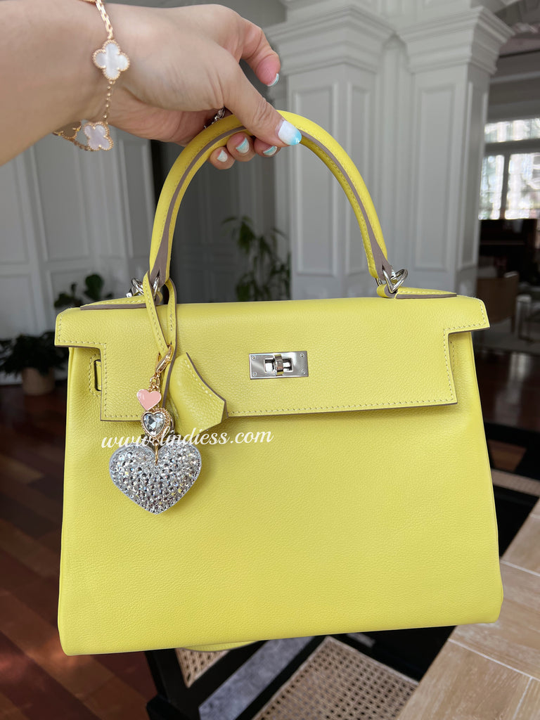 LINDIESS X CHARIS BLING BLING ABC INITIAL BAG CHARM