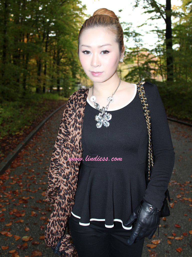 FALL LEOPARD SCARF