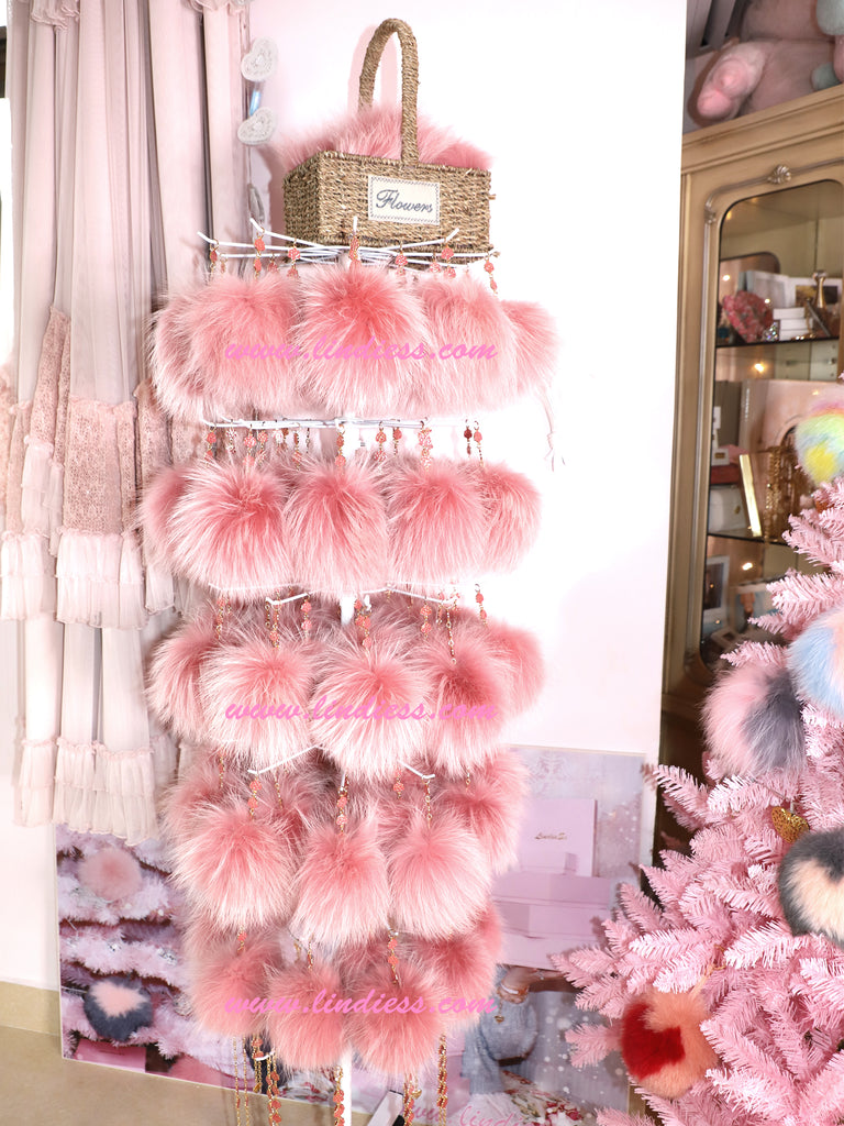 Pink & Yellow Pom Pom Garland – Clothe Boutique