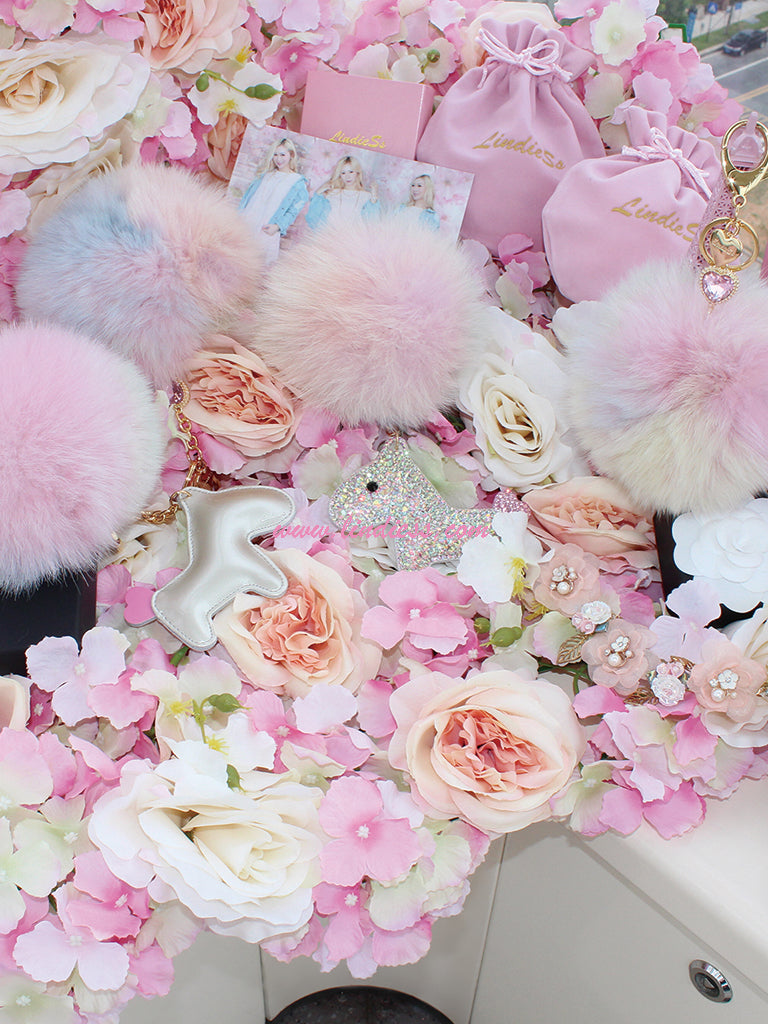 PRINCESS CRYSTAL UNICORN HORSE & DREAMY PASTEL UNICORN POM POM
